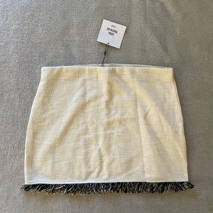 ZARA white skirt